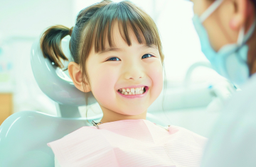 歯医者での子ども