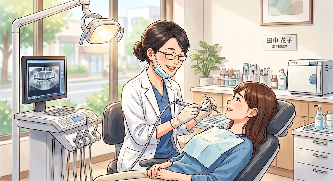 『歯医者さん、怖くて行けない…』きりの歯科クリニックには女性ドクターもおります